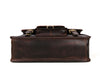 Ancona Leather Office Bag 15" - Walnut - Aaron Leather Goods