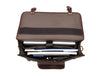 Ancona Leather Office Bag 15" - Walnut - Aaron Leather Goods
