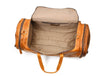 Cordoba Leather Barrel Bag - Tangerine - Aaron Leather Goods