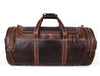 Cordoba Leather Barrel Bag - Brown - Aaron Leather Goods