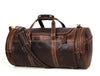 Cordoba Leather Barrel Bag - Brown - Aaron Leather Goods