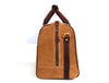 Pomona Leather Suede Weekender Bag - Brown - Aaron Leather Goods