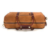 Pomona Leather Suede Weekender Bag - Brown - Aaron Leather Goods