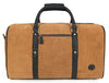 Vermont Leather Suede Weekender Bag - Brown - Aaron Leather Goods