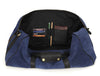 Pomona Leather Suede Weekender Bag - Blue - Aaron Leather Goods