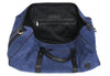 Pomona Leather Suede Weekender Bag - Blue - Aaron Leather Goods