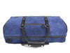 Pomona Leather Suede Weekender Bag - Blue - Aaron Leather Goods