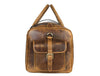 Acoma Leather Travel Bag - Caramel (TB-20 ) - Aaron Leather Goods