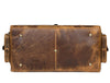 Acoma Leather Travel Bag - Caramel (TB-20 ) - Aaron Leather Goods