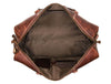 Taranto Leather Weekender Bag - Tan - Aaron Leather Goods