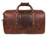 Taranto Leather Weekender Bag - Tan - Aaron Leather Goods