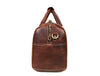 Taranto Leather Weekender Bag - Tan - Aaron Leather Goods
