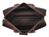 Austin Leather Overnight Bag with Wallet & Toiletry Bag Combo - Dark Brown - Aaron Leather Goods