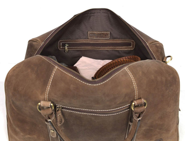 US Ranger Recon Leather Duffle Bag - Aaron Leather Goods