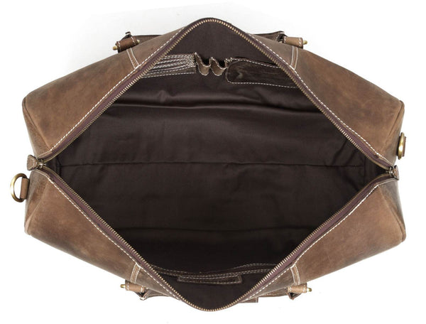 US Ranger Recon Leather Duffle Bag - Aaron Leather Goods