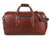 Austin Leather Overnight Bag - Walnut - Aaron Leather Goods