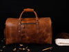 Austin Leather Overnight Bag - Cerulian - Aaron Leather Goods