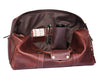 Arezzo Leather Overnight Bag - Walnut Brown - Aaron Leather Goods