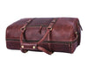 Arezzo Leather Overnight Bag - Walnut Brown - Aaron Leather Goods
