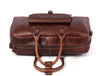 Bordeaux Leather Duffle Bag – Walnut Brown - Aaron Leather Goods