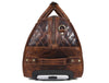 Ascend Quilted Leather Trolley Bag- Brown - Aaron Leather Goods