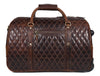 Ascend Quilted Leather Trolley Bag- Brown - Aaron Leather Goods