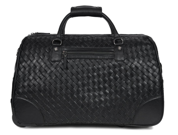 Atria Upcycled Leather Trolley Bag ( TR-12 ) - Aaron Leather Goods