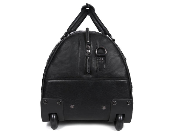 Atria Upcycled Leather Trolley Bag ( TR-12 ) - Aaron Leather Goods