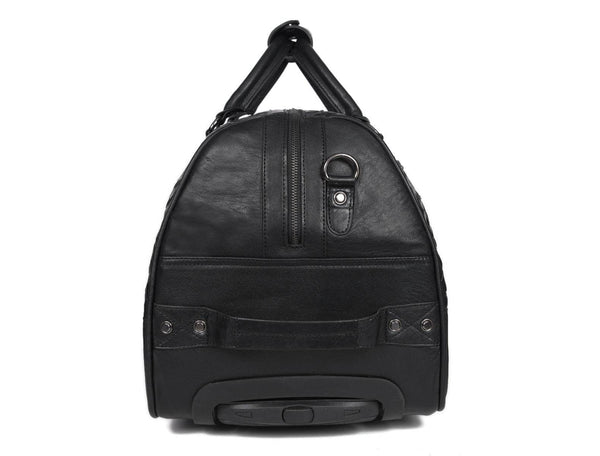 Atria Upcycled Leather Trolley Bag ( TR - 12 ) - Aaron Leather Goods