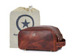 Omaha Leather Toiletry Bag - CFG - Aaron Leather Goods