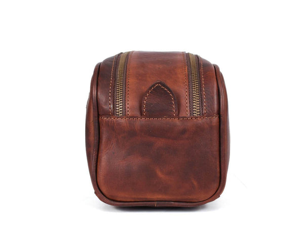 Omaha Leather Toiletry Bag - CFG - Aaron Leather Goods