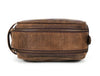 Omaha Leather Toiletry Bag - Brown - Aaron Leather Goods