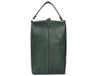 Andalusia Leather Shoe Bag - Green - Aaron Leather Goods