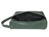 Andalusia Leather Shoe Bag - Green - Aaron Leather Goods