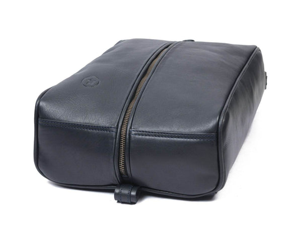 Andalusia Leather Shoe Bag - Black ( WB - 118 - E ) - Aaron Leather Goods