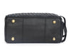 Dallas Upcycled Leather Toiletry Bag - Black - Aaron Leather Goods