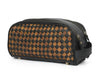 Dallas Upcycled Leather Toiletry Bag - Aaron Leather Goods