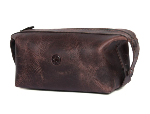 Siren Leather Toiletry Bag - Aaron Leather Goods
