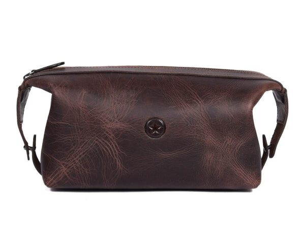 Siren Leather Toiletry Bag - Aaron Leather Goods