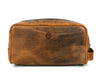 Tampa Leather Toiletry Bag - Caramel - Aaron Leather Goods