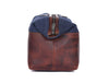 Rogue Leather Canvas Washbag - Aaron Leather Goods