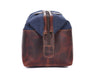 Rogue Leather Canvas Washbag - Aaron Leather Goods