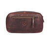 Segovia Leather Toiletry Bag - DarK Brown Listing - Aaron Leather Goods