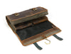 Lexington Leather Toiletry Bag - Vintage Brown - Aaron Leather Goods