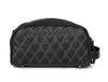 Ample Glide Quilted Leather Toiletry Bag - Black - Aaron Leather Goods
