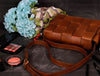 Cieza Sling Bag - Caramel Brown ( Upcycled Leather ) - Aaron Leather Goods