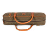 Malaga Canvas Knife Roll & Bag Combo - Moss Green - Aaron Leather Goods