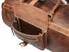 Pamplona Leather Duffle Bag - Walnut Brown - Aaron Leather Goods