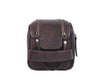 Omaha Leather Toiletry Bag - Walnut Brown - Aaron Leather Goods