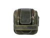 Omaha Leather Toiletry Bag - Seaweed Green - Aaron Leather Goods
